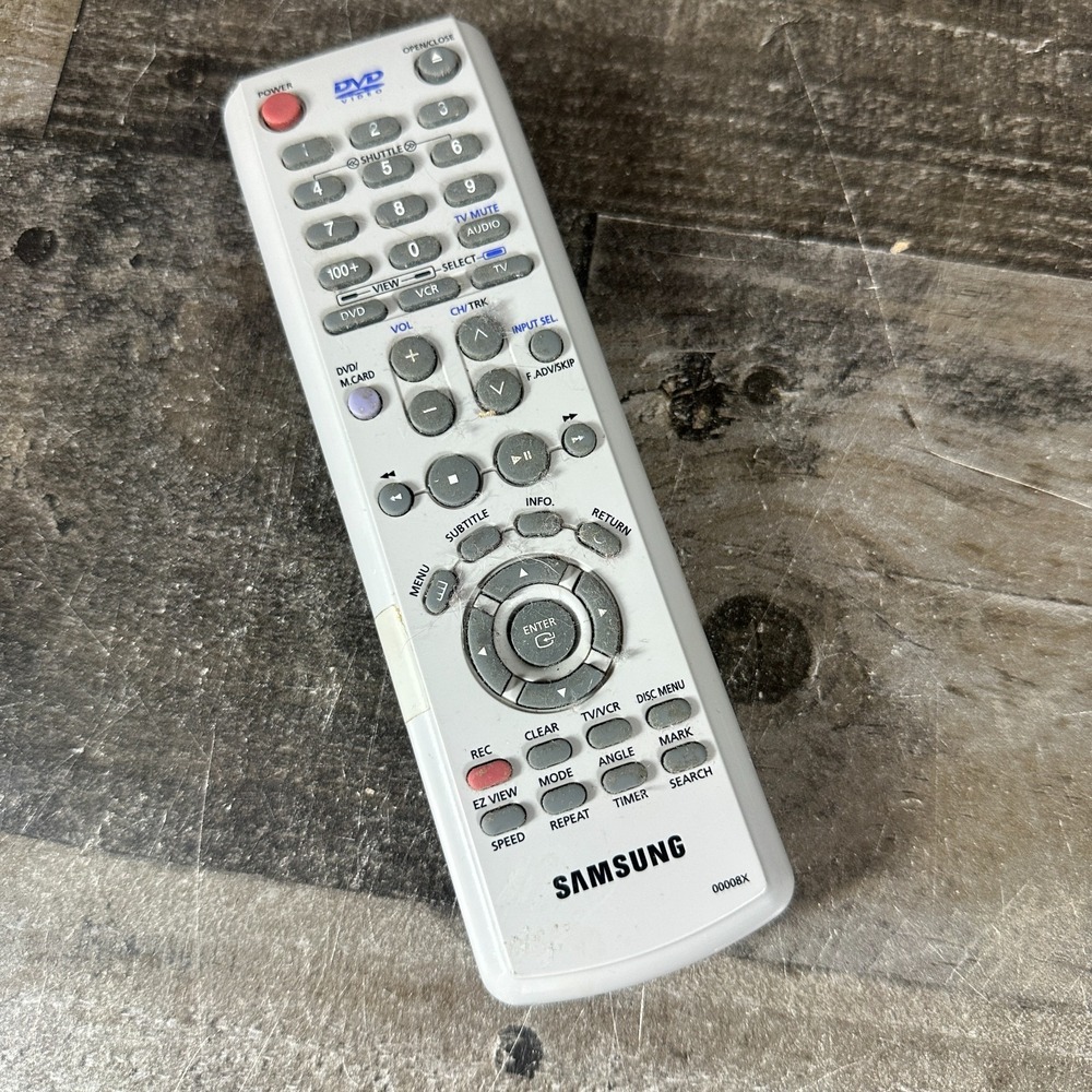Samsung Remote Control 00008X For Samsung DVD/VCR DVD- V8600